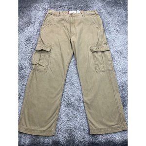 Vintage Levis Cargo Pants Mens 36x30 Brown Khaki Safari Tactical Utility Hiking